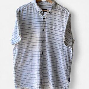 Patagonia Shirt Mens Size L Organic Cotton Button Down Short Sleeve Shirt Preppy